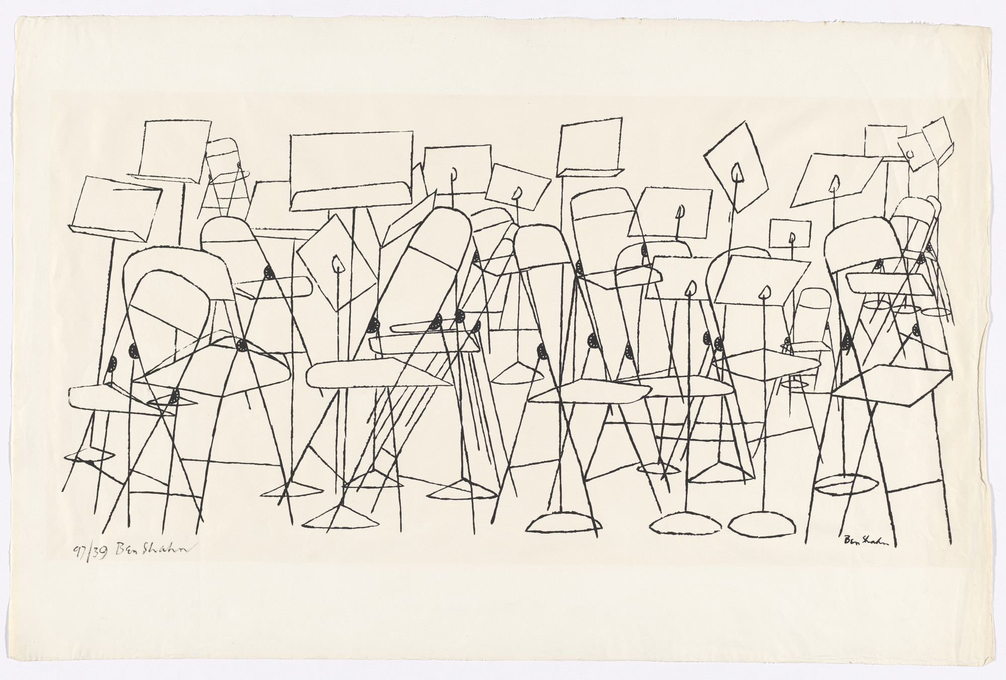 Ben Shahn. Silent Music. 1950 | MoMA