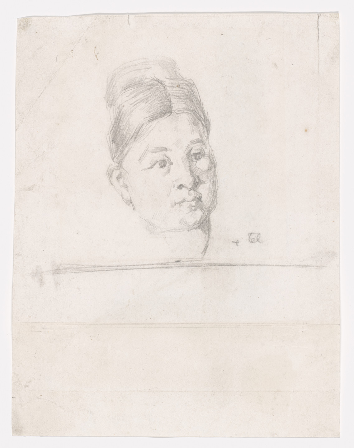 Paul Cézanne. Portrait of Mme Cézanne. 1877-80