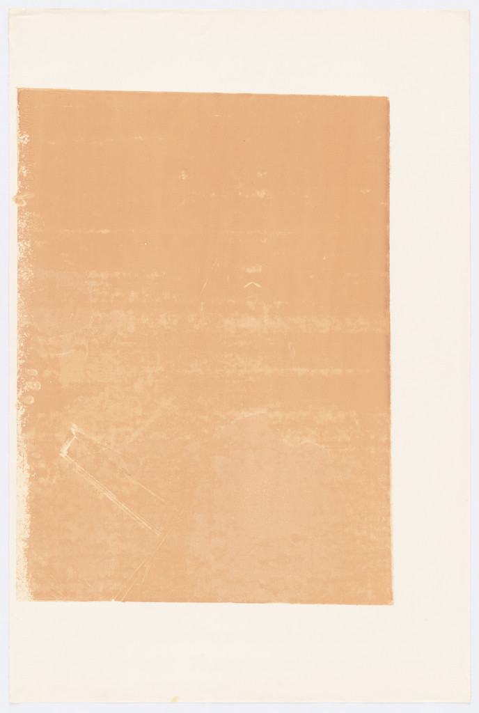 Untitled (Chocolate Sheet) from the installation Chocolate Room (1970) at the 35th Venice Biennale