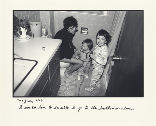 Bathroom Portrait from the series Family Portrait
