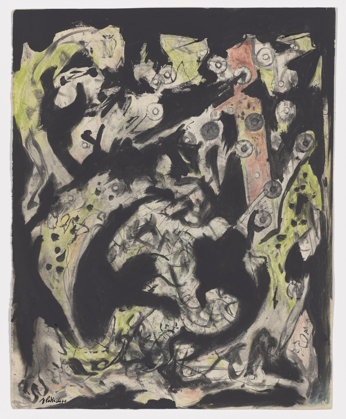 Jackson Pollock. Untitled. 1944