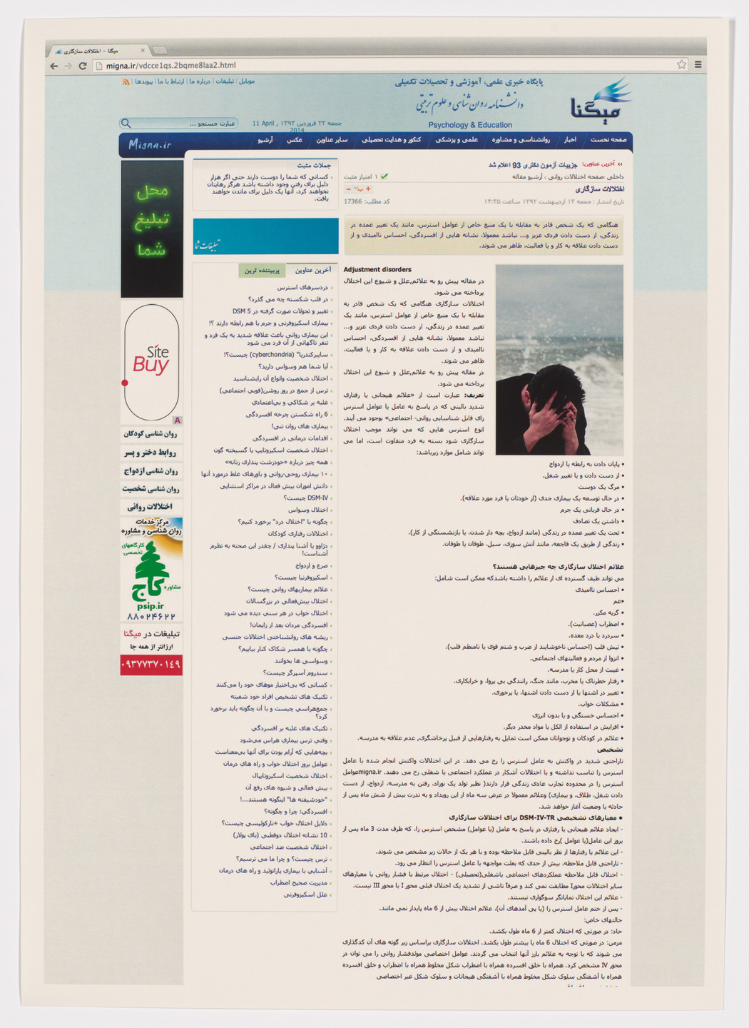 David Horvitz. Mood Disorder. 2012–22