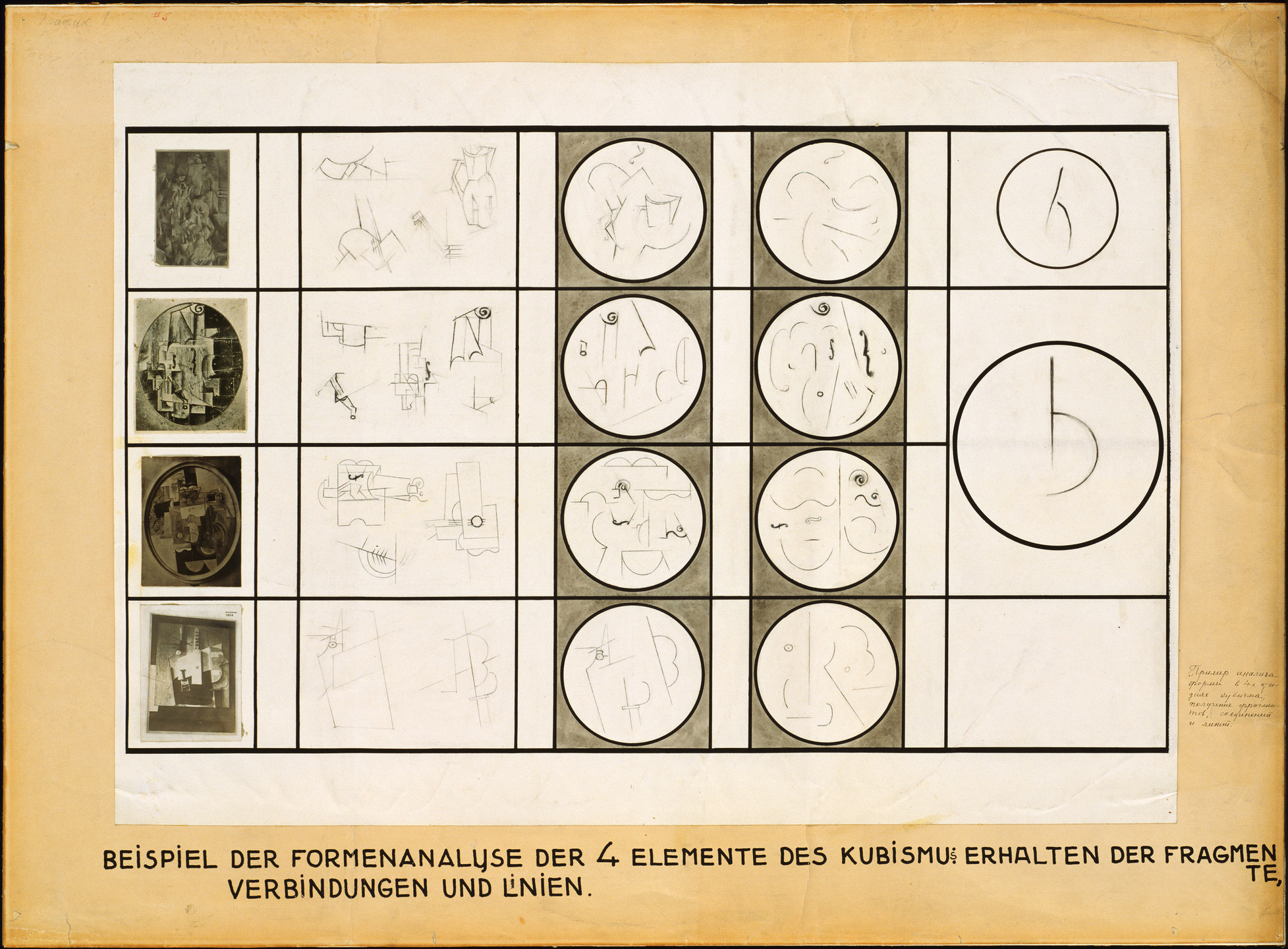 Kazimir Malevich. Analytical Chart. 1924–27