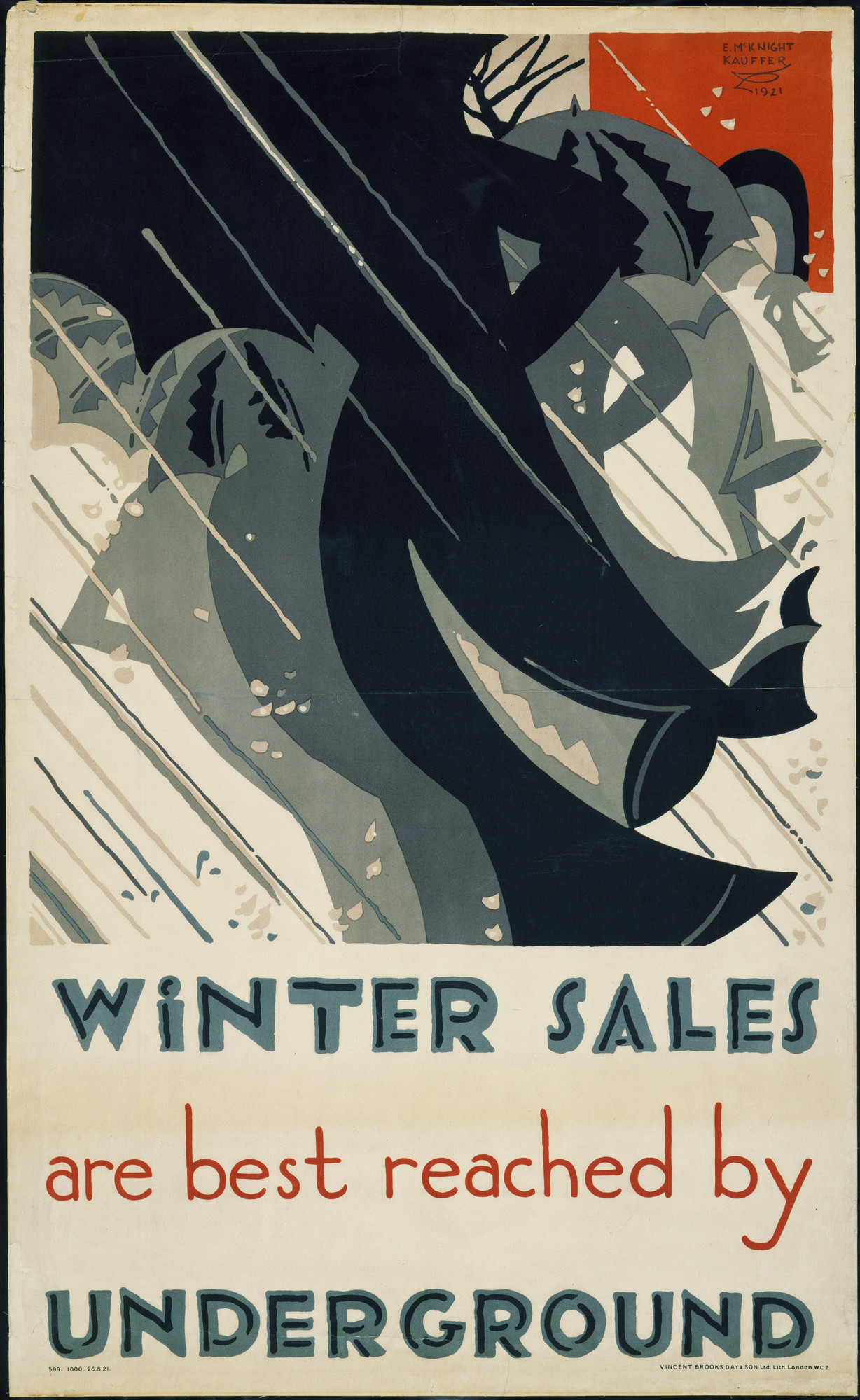 E. McKnight Kauffer. Winter Sales
