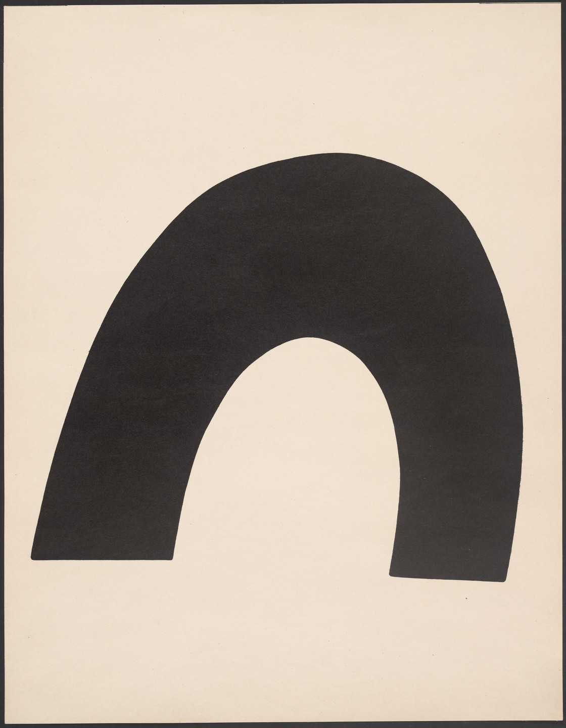 Jean (Hans) Arp. The Sea (Das Meer) from Merz 5. 7 Arpaden by Hans Arp. Arp Portfolio. Second Portfolio of the Merz Publisher (Merz 5. 7 Arpaden von Hans Arp. Arp Mappe. Zweite Mappe des Merzverlages). 1923
