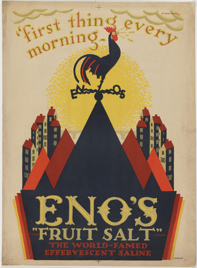 "first thing every morning", Eno's "Fruit Salt", The World-Famed Effervescent Saline