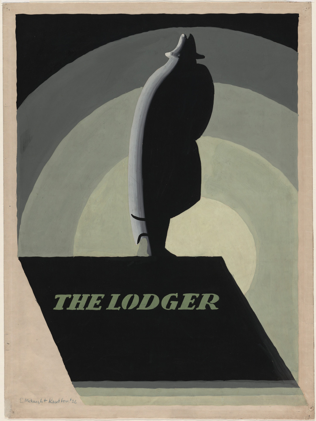E. McKnight Kauffer. The Lodger. 1926