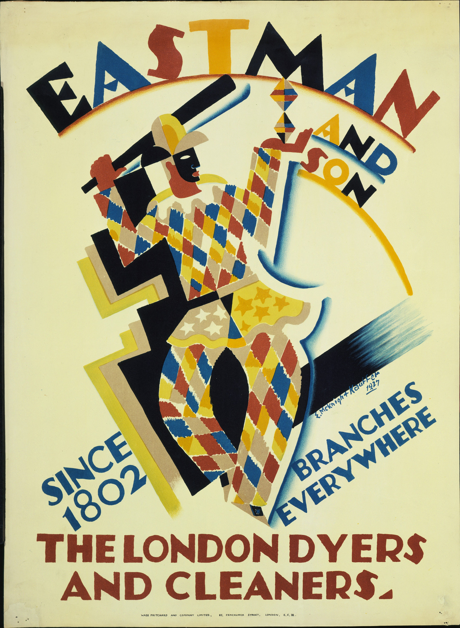 E. McKnight Kauffer. Eastman and Son, Since 1802