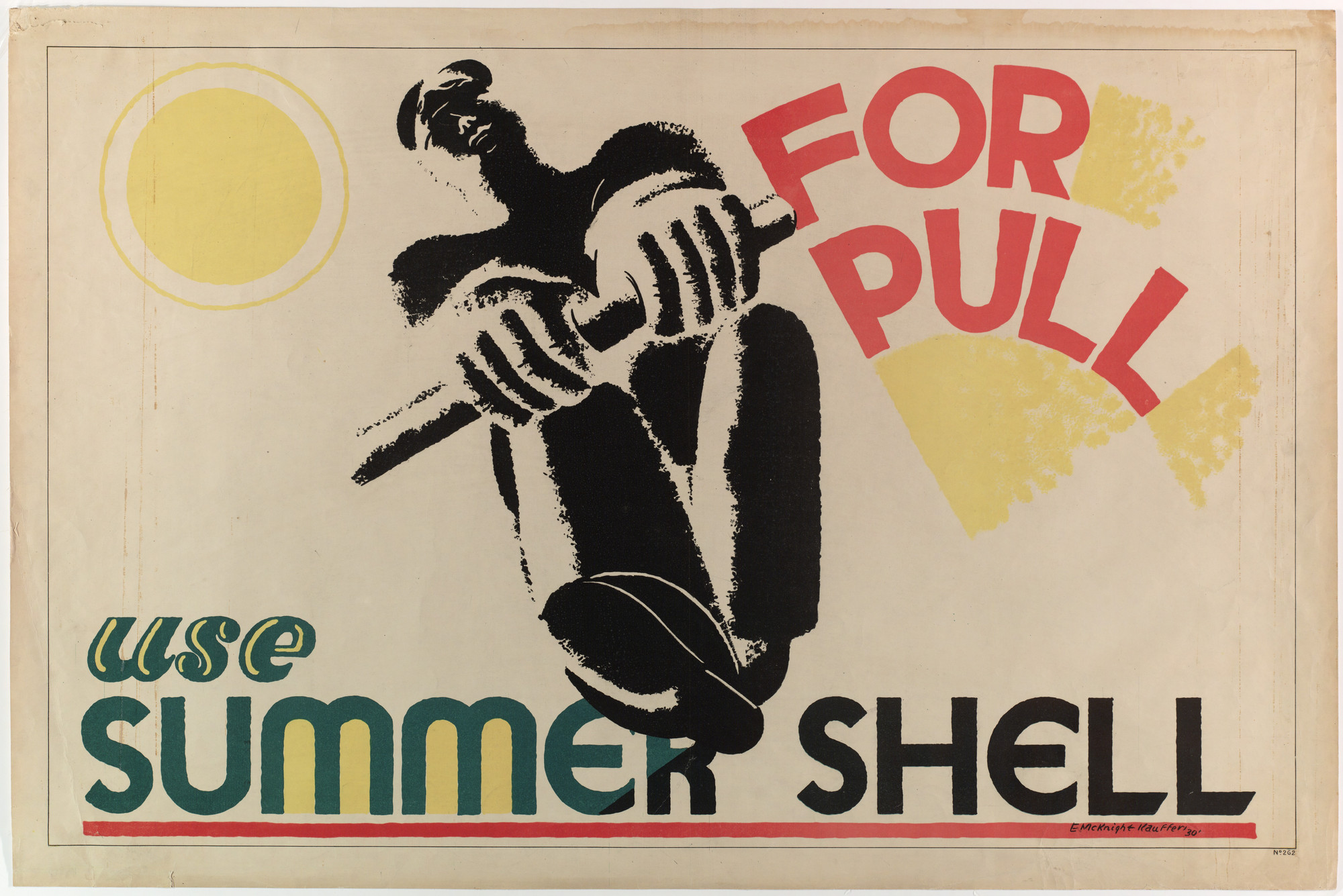E. McKnight Kauffer. For Pull Use Summer Shell