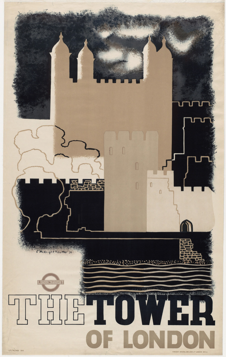 E. McKnight Kauffer. The Tower of London. 1934