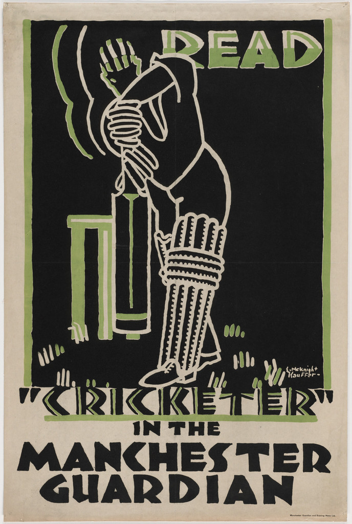 Read "Cricketer" in the Manchester Guardian