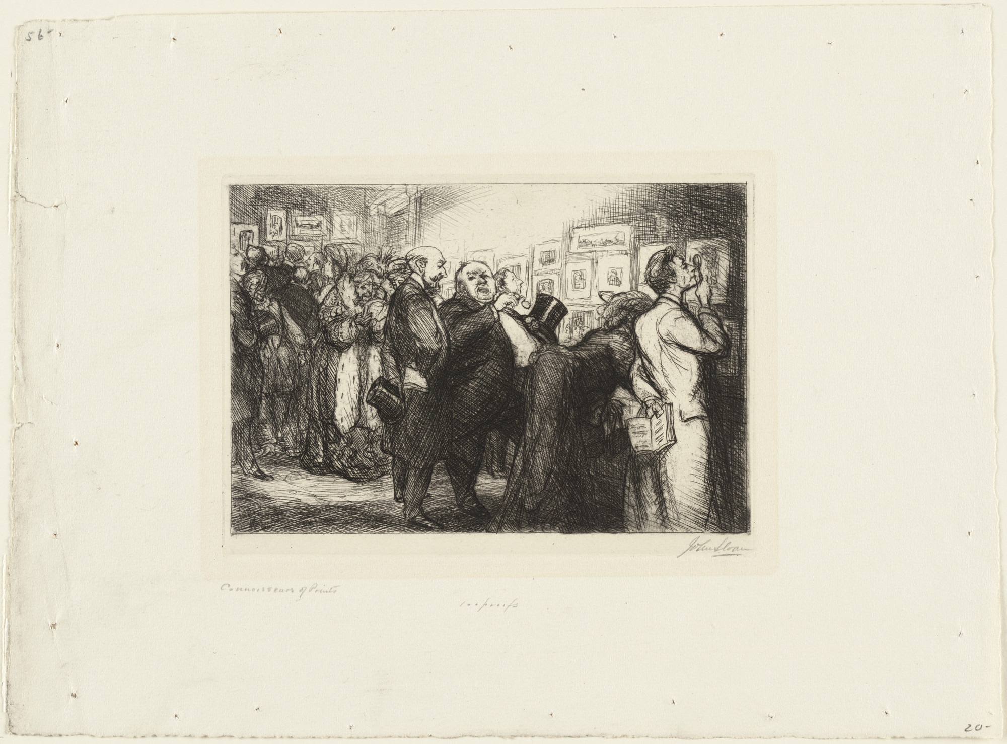 John Sloan. Connoisseurs of Prints