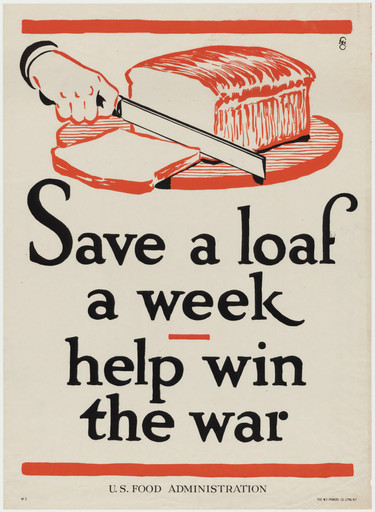 Frederick George Cooper. Save a Loaf a Week - Help Win the War