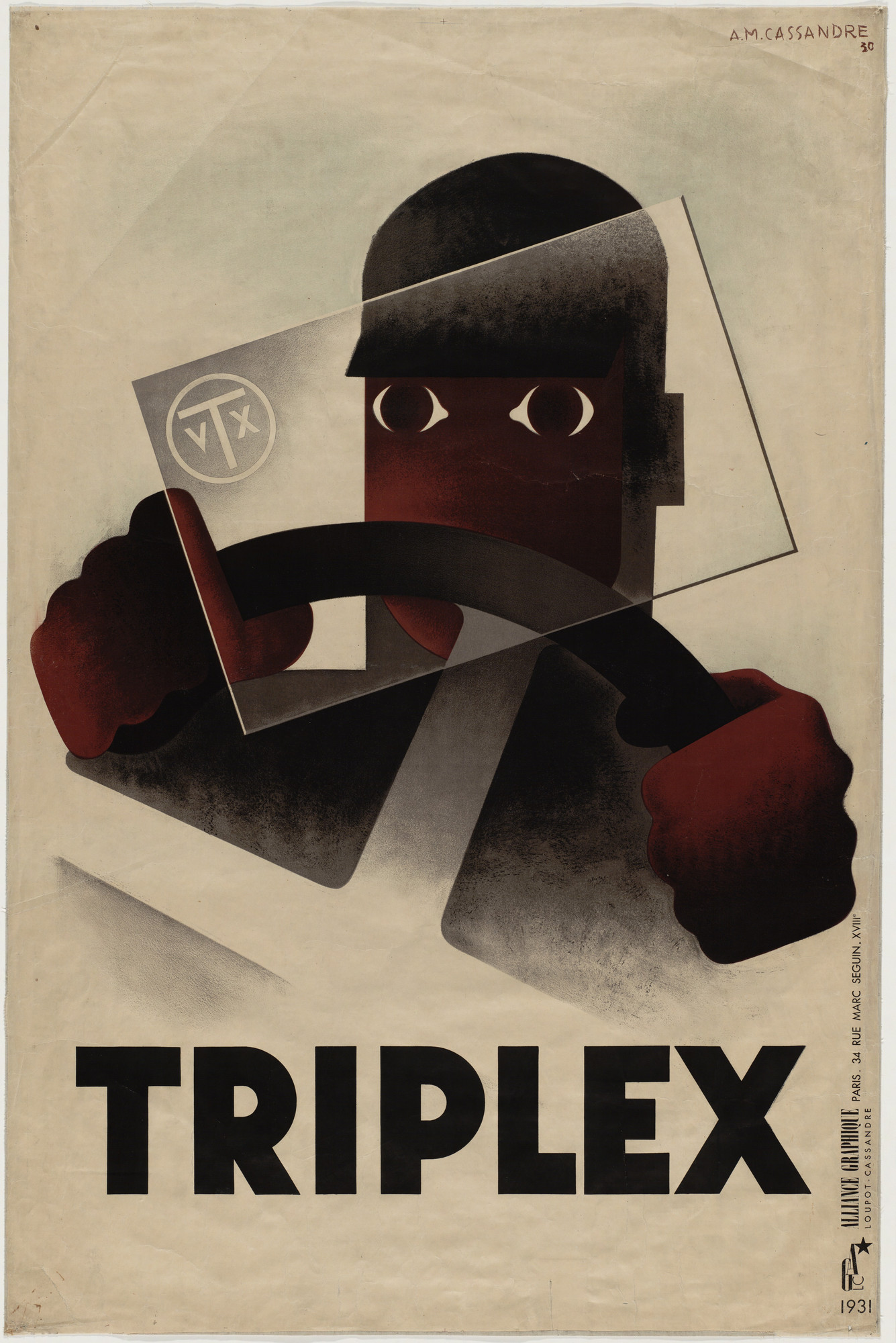 A. M. Cassandre. Triplex