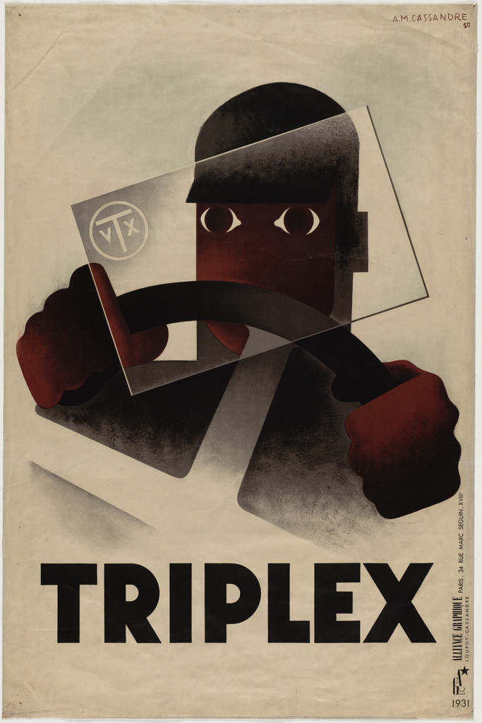 Triplex (Poster for a safety glass manufacturer)