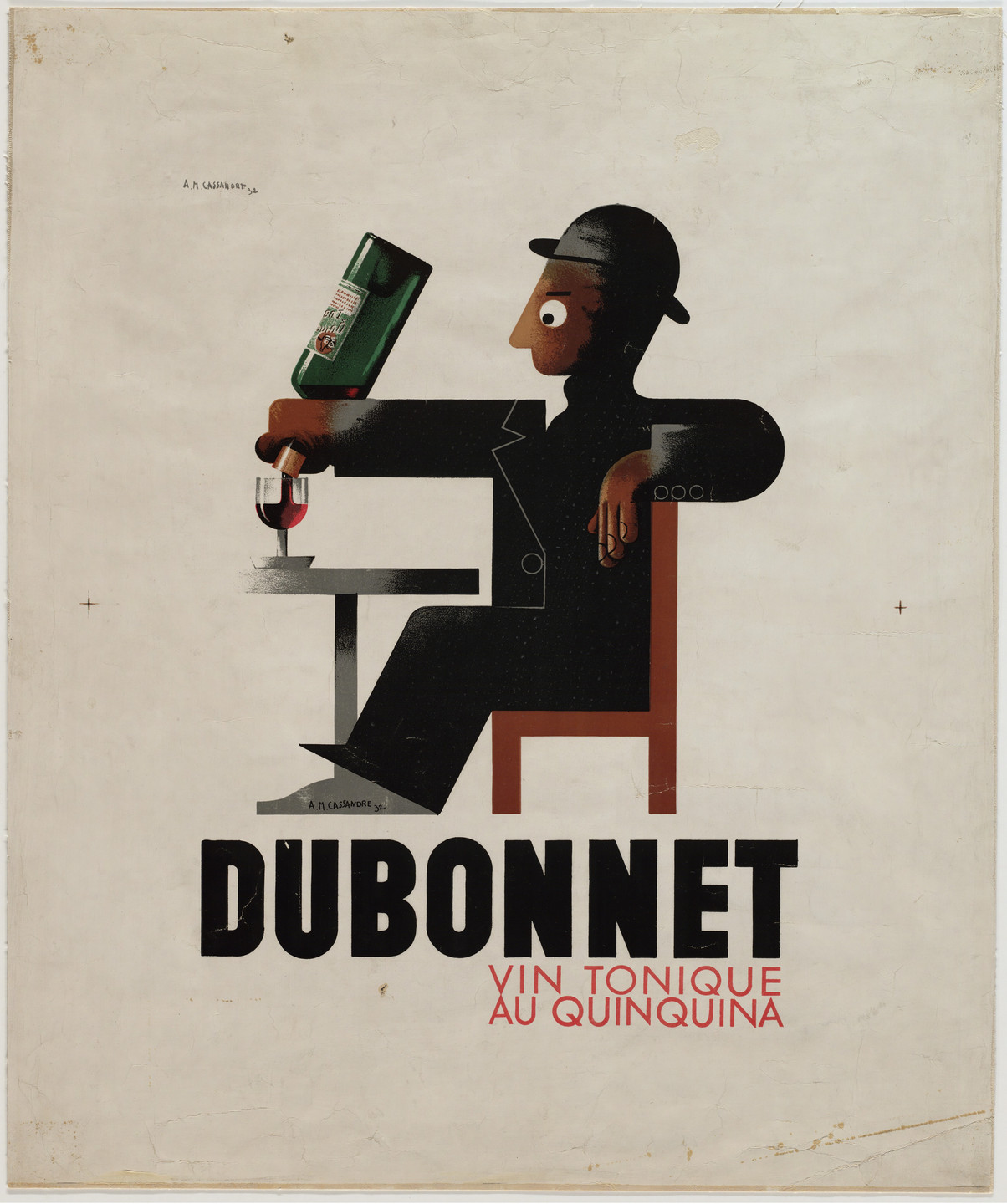 A. M. Cassandre. Dubonnet, Vin Tonique au Quinquina. 1932