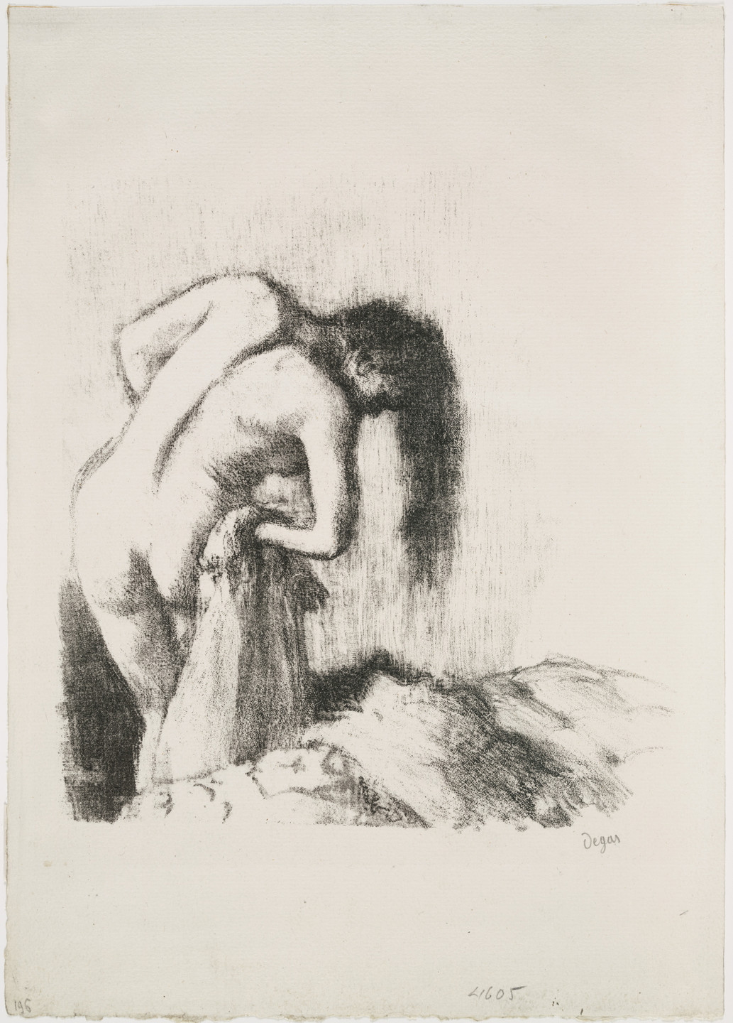 Hilaire-Germain-Edgar Degas. After the Bath III (La Sortie du Bain III). 1891-92