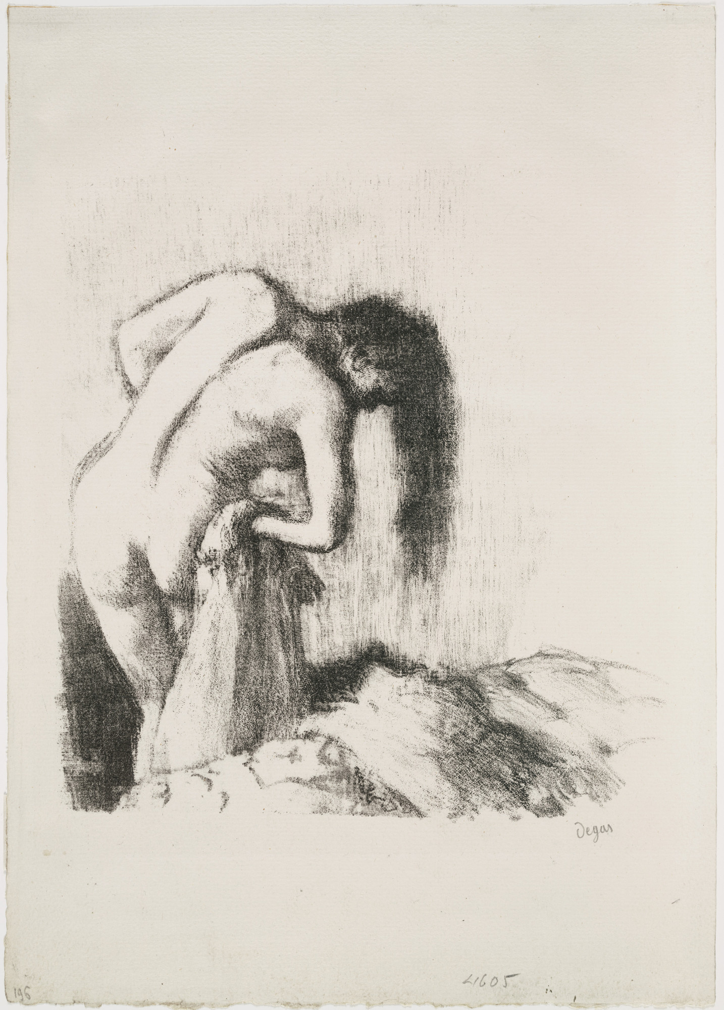 Hilaire-Germain-Edgar Degas. After the Bath III (La Sortie du Bain