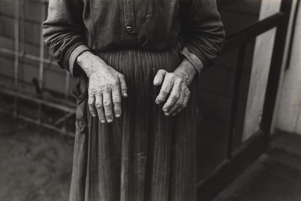 Hands of Old Homesteader, Iowa