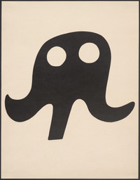 Jean (Hans) Arp. Mustache Hat (Schnurrhut) from Merz 5. 7 Arpaden by Hans Arp. Arp Portfolio. Second Portfolio of the Merz Publisher (Merz 5. 7 Arpaden von Hans Arp. Arp Mappe. Zweite Mappe des Merzverlages). 1923