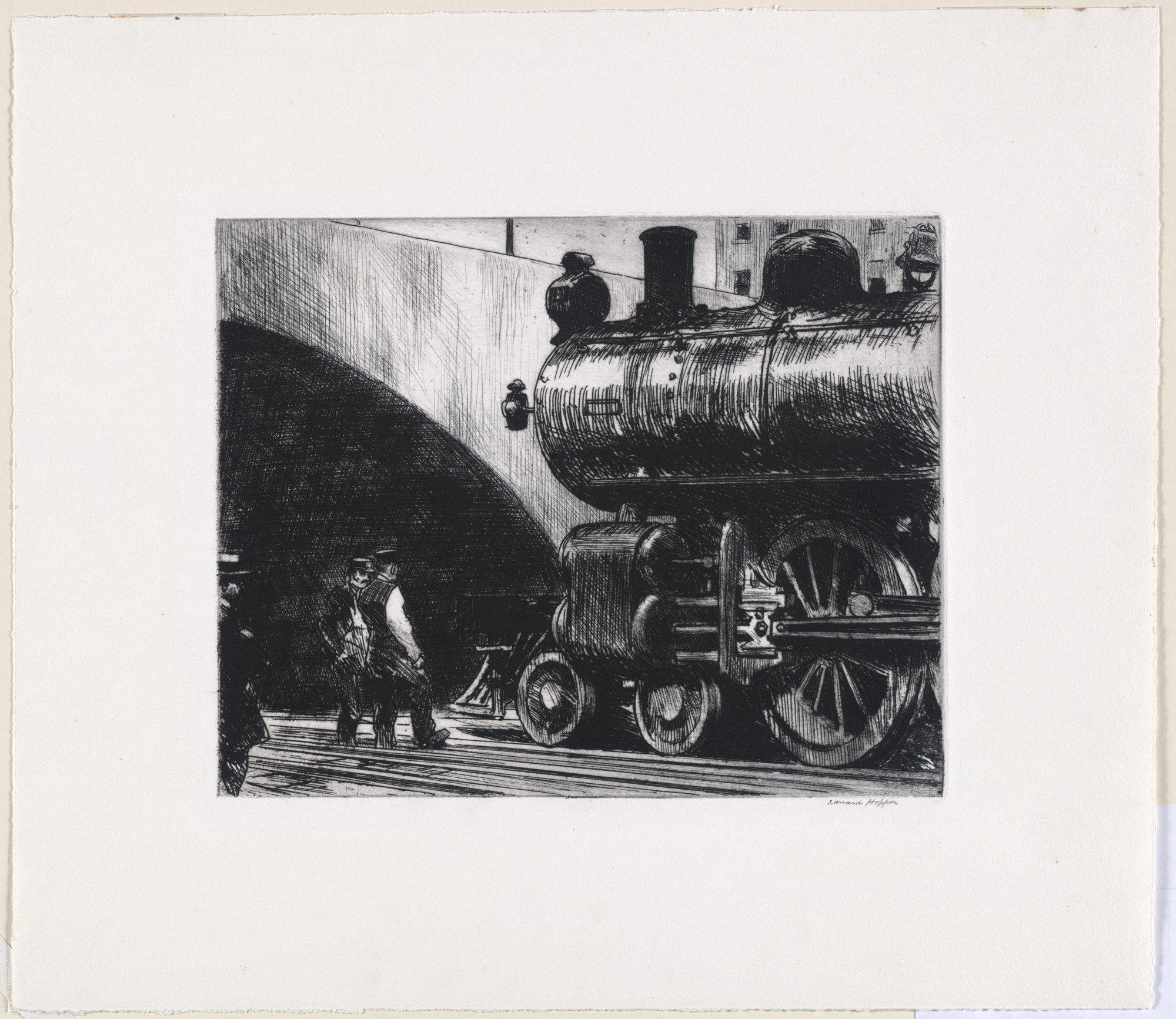 Edward Hopper. The Locomotive