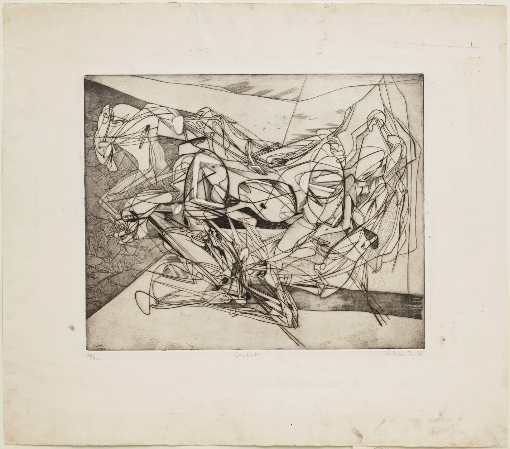 Stanley William Hayter. Combat. 1936, published 1941 | MoMA