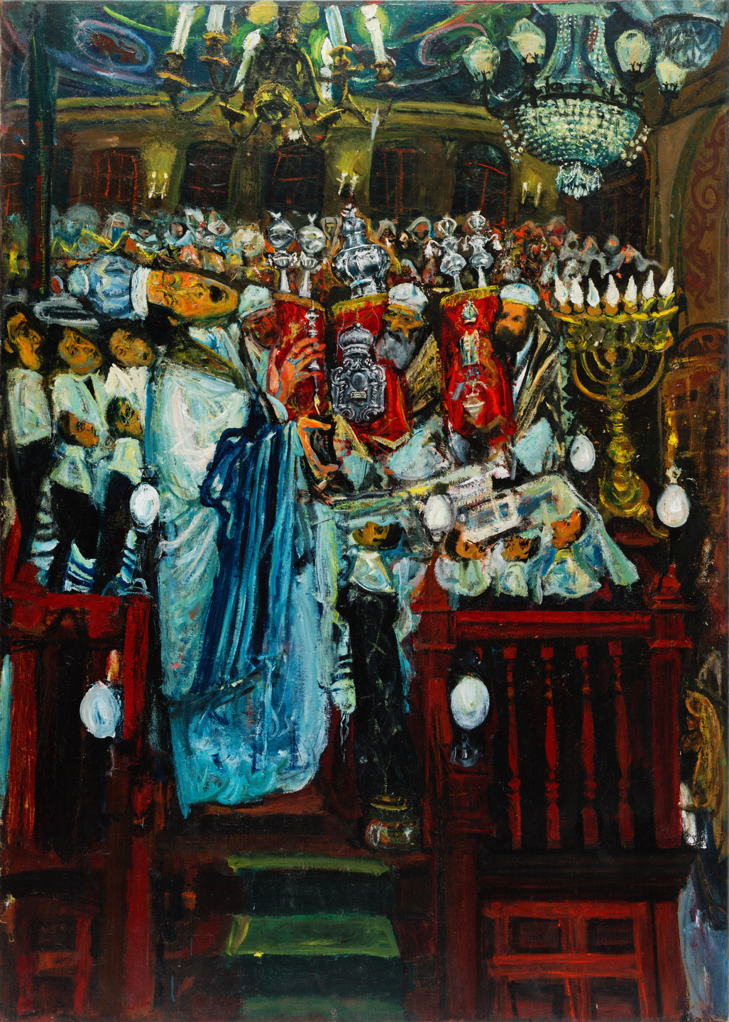 Hyman Bloom. The Synagogue. c. 1940