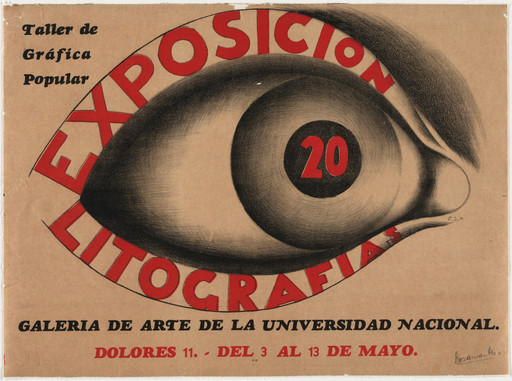 Exposicion Litografias, Taller de Gráfica Popular, Galeria de Arte de la Universidad Nacional