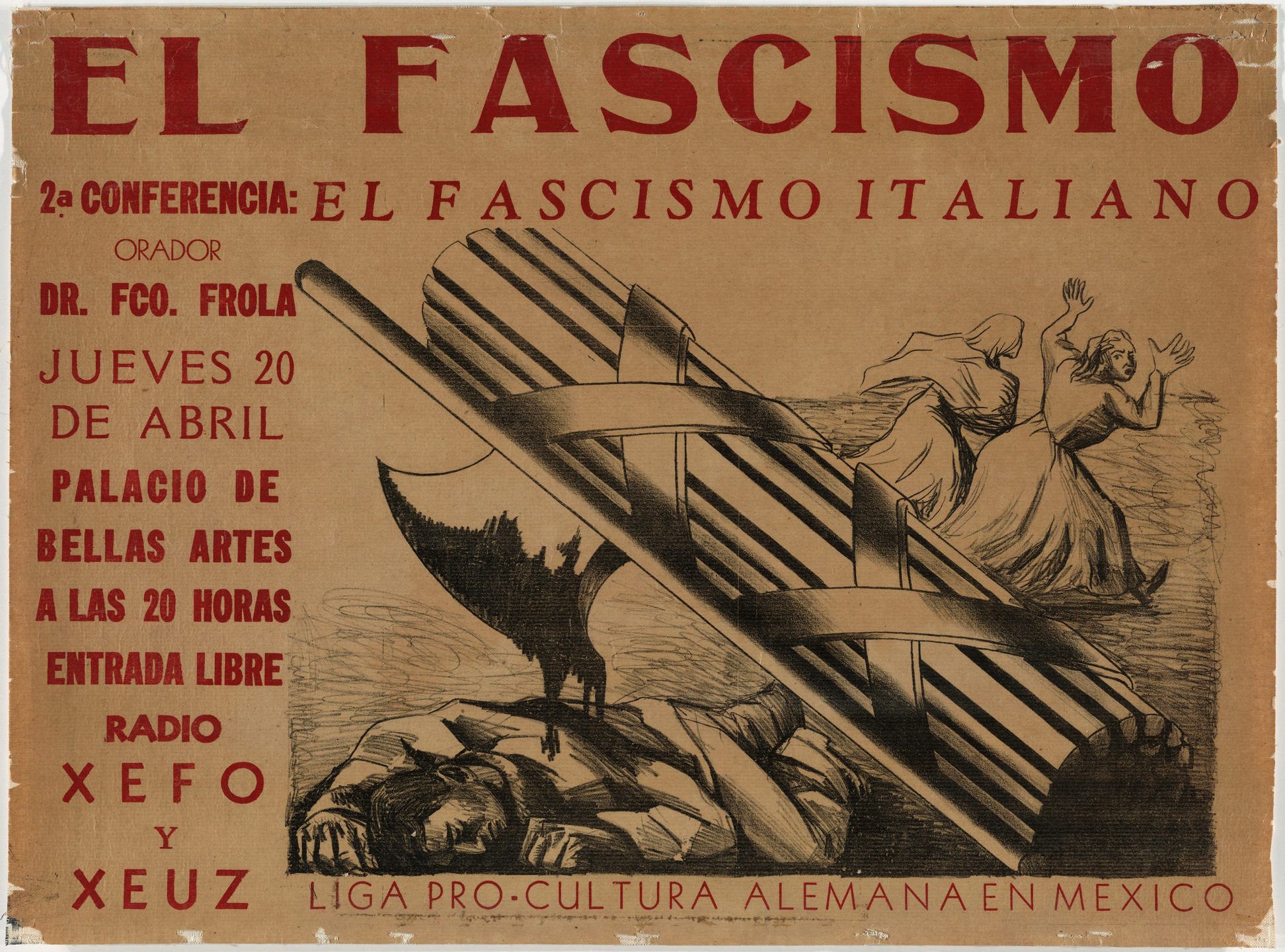 Francisco Dosamantes. El Fascismo, 2a Conferencia: El Fascismo Italiano. 1938
