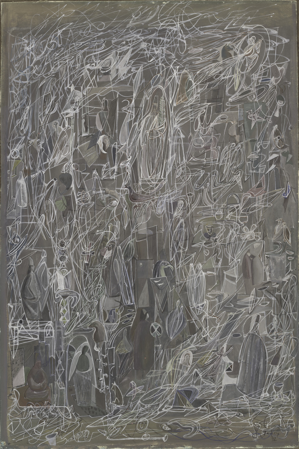 Mark Tobey. Threading Light. 1942