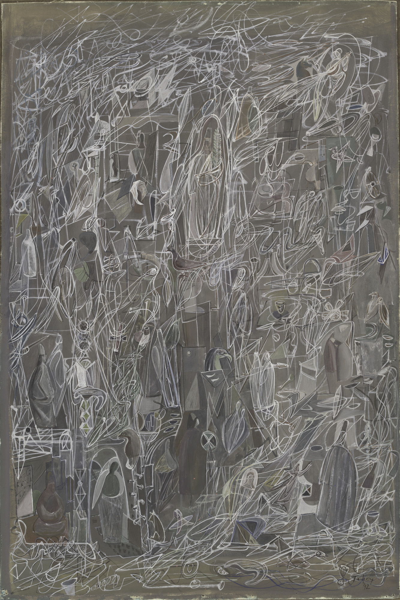Mark Tobey. Threading Light. 1942 | MoMA