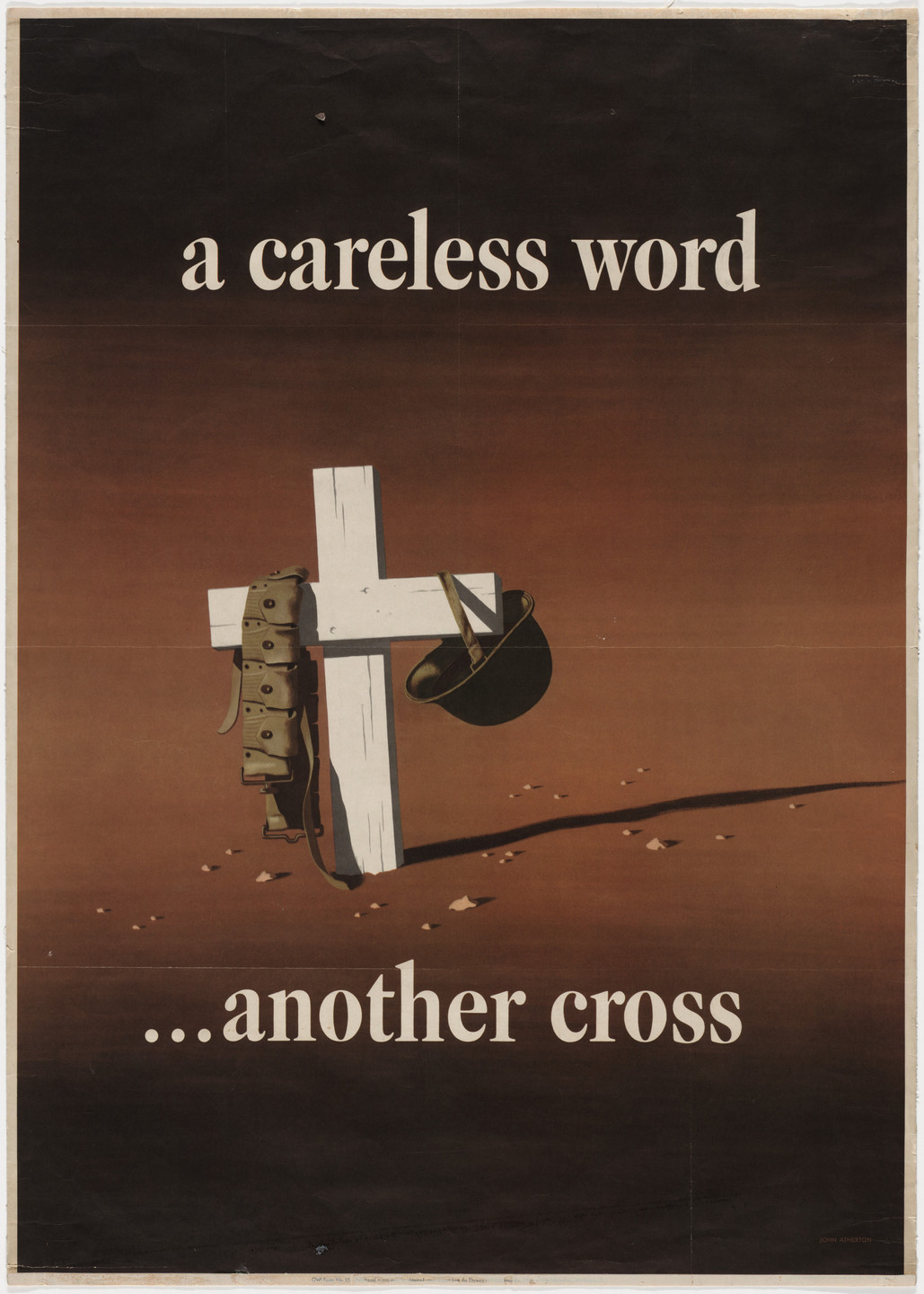 John Atherton. A Careless Word - Another Cross. 1943