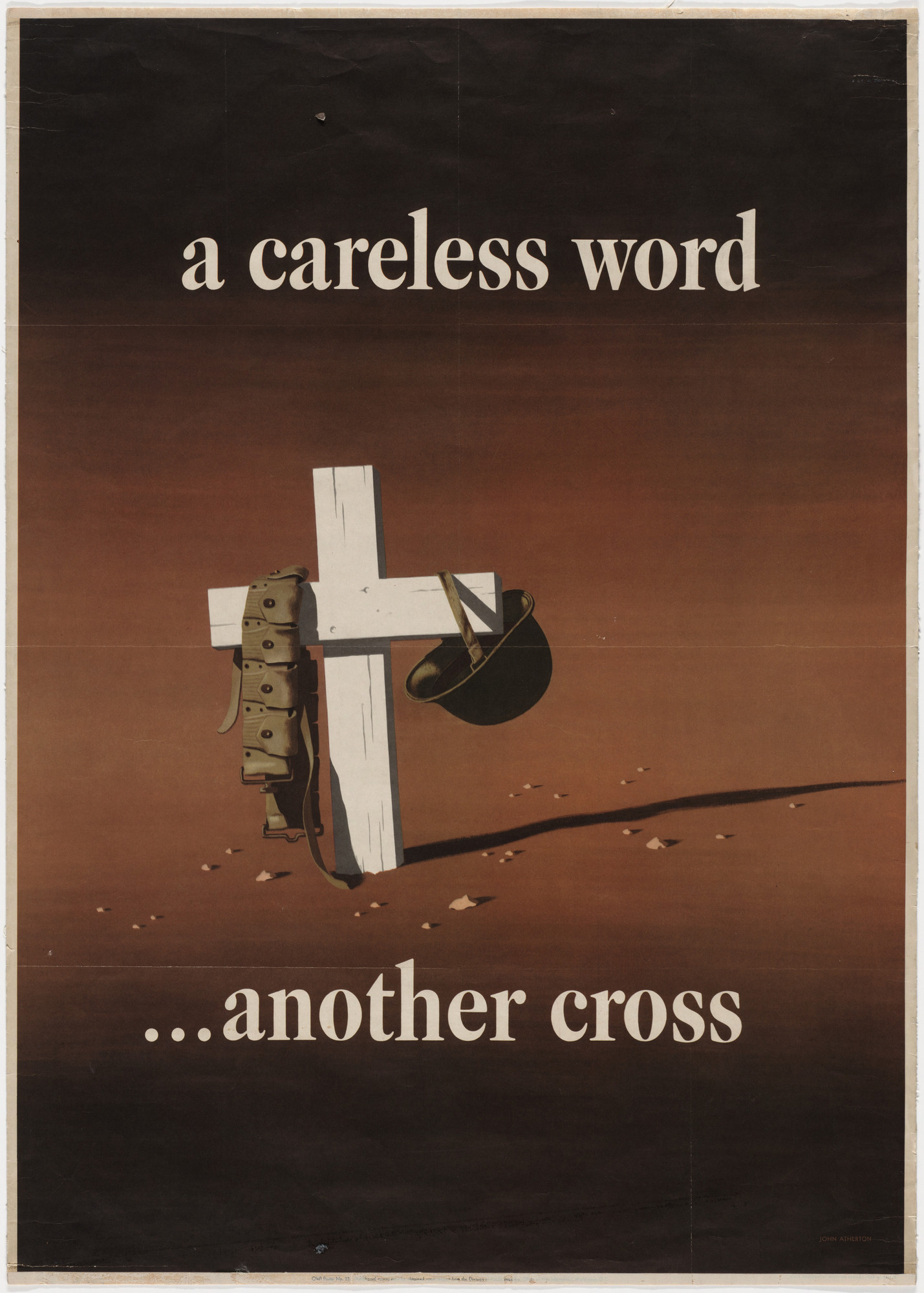 John Atherton. A Careless Word - Another Cross. 1943 | MoMA
