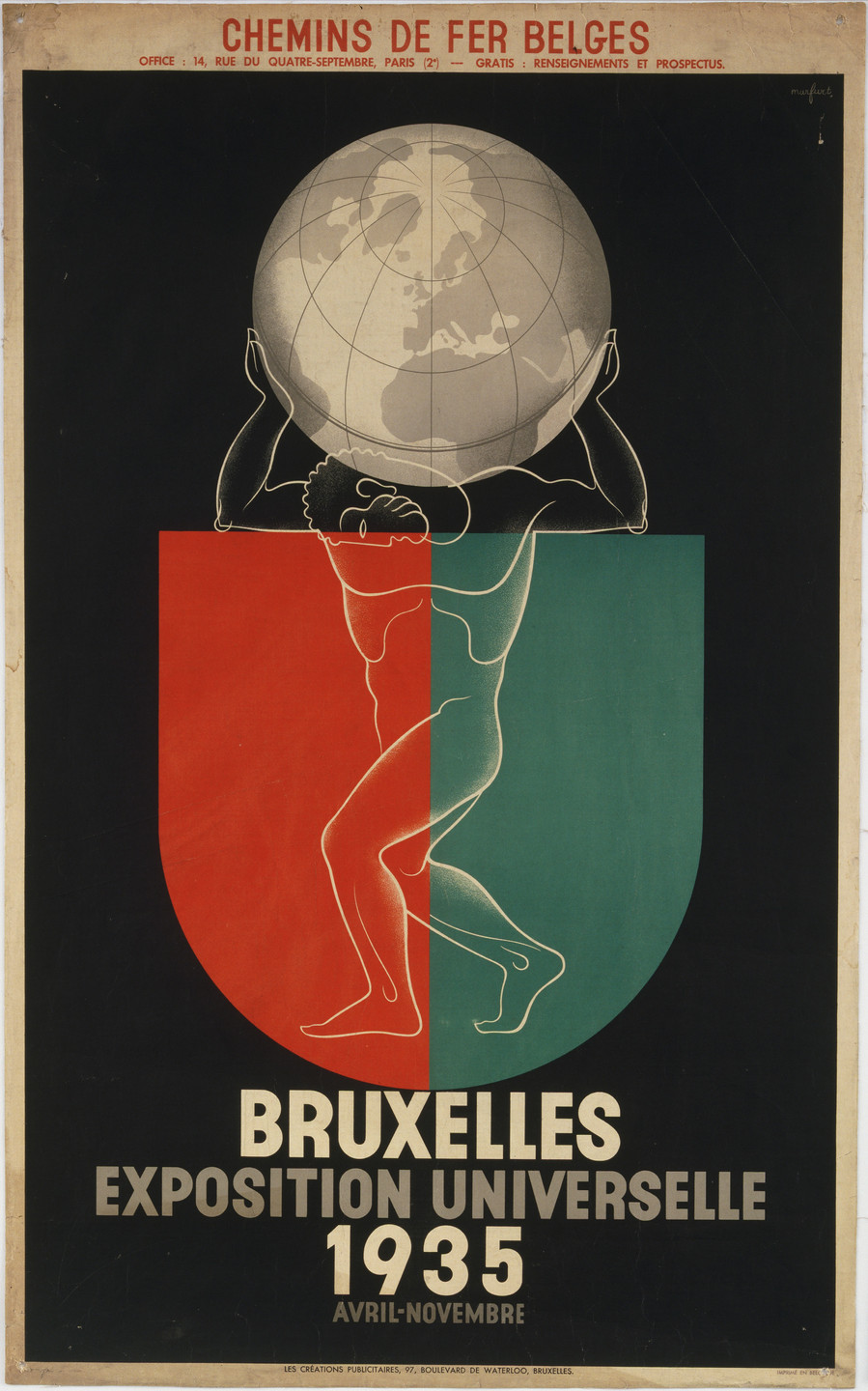 Leo Marfurt. Bruxelles Exposition Universelle 1935. 1935