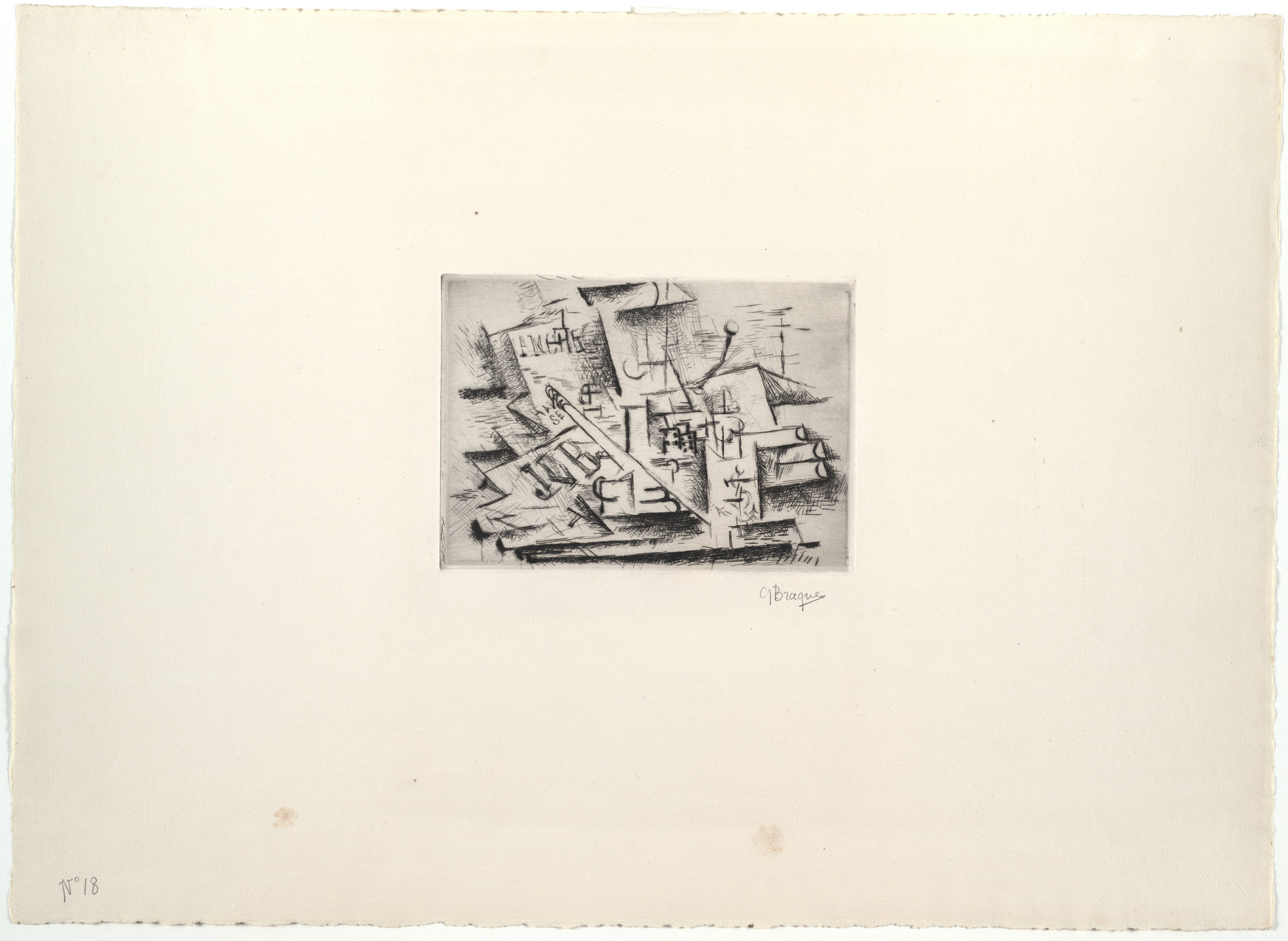Georges Braque. Job. 1911, published 1912