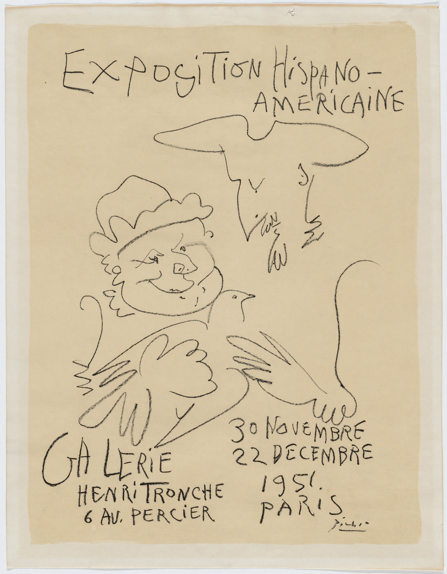 Pablo Picasso. Exposition Hispano-Americaine. 1951 | MoMA