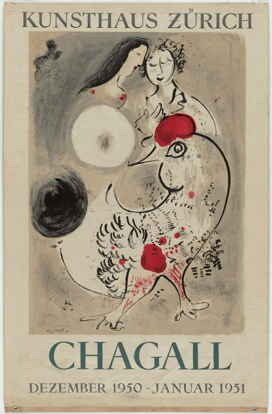 Marc Chagall. Chagall, Kunsthaus Zürich, Dezember 1950-Januar 1951. 1950