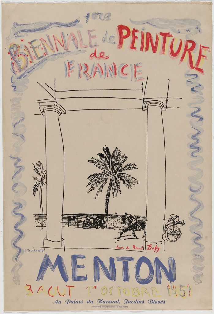 1ere Biennale de Peinture de France, Menton, 1951