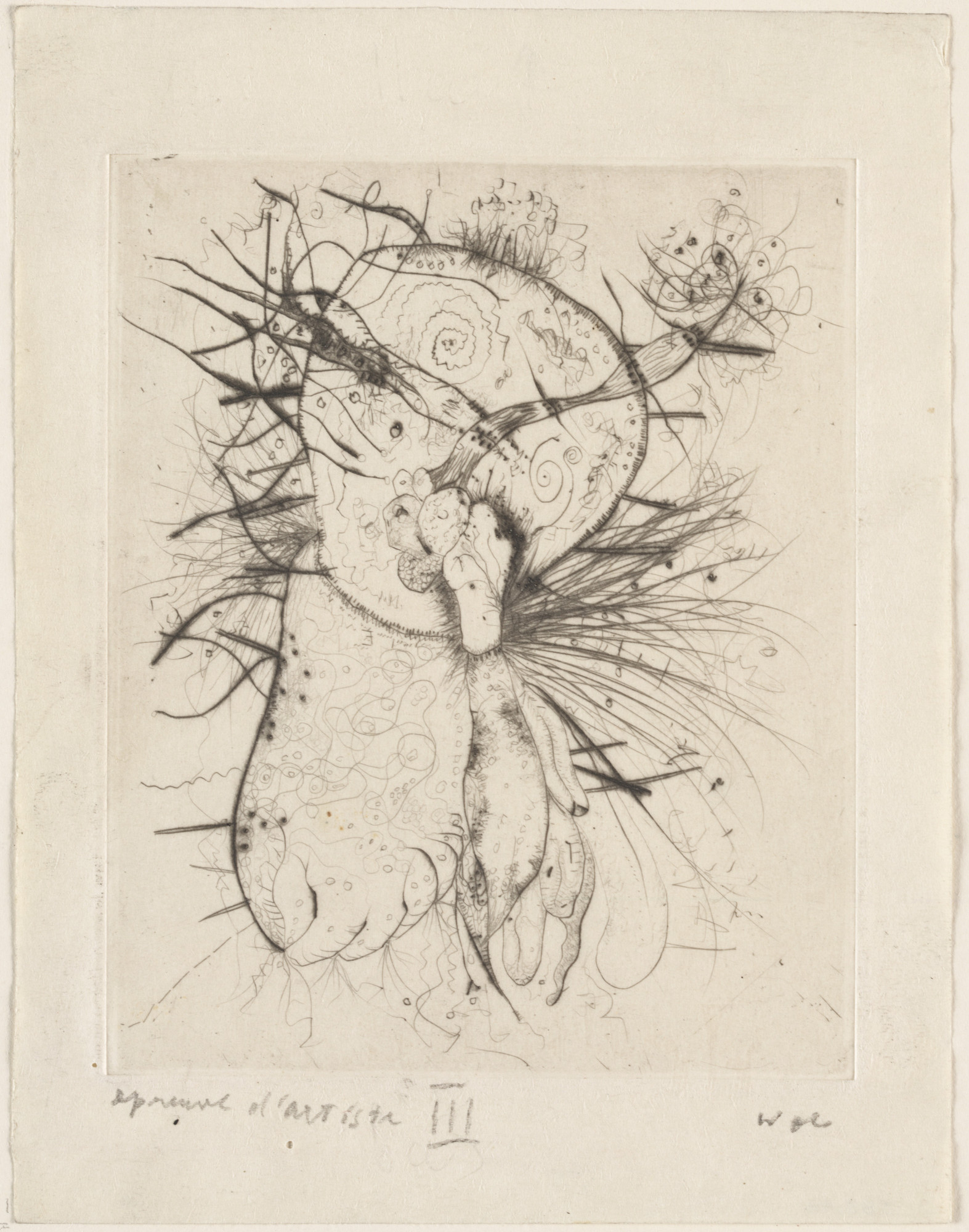 Wols (A. O. Wolfgang Schulze). Plate 2 from the illustrated book