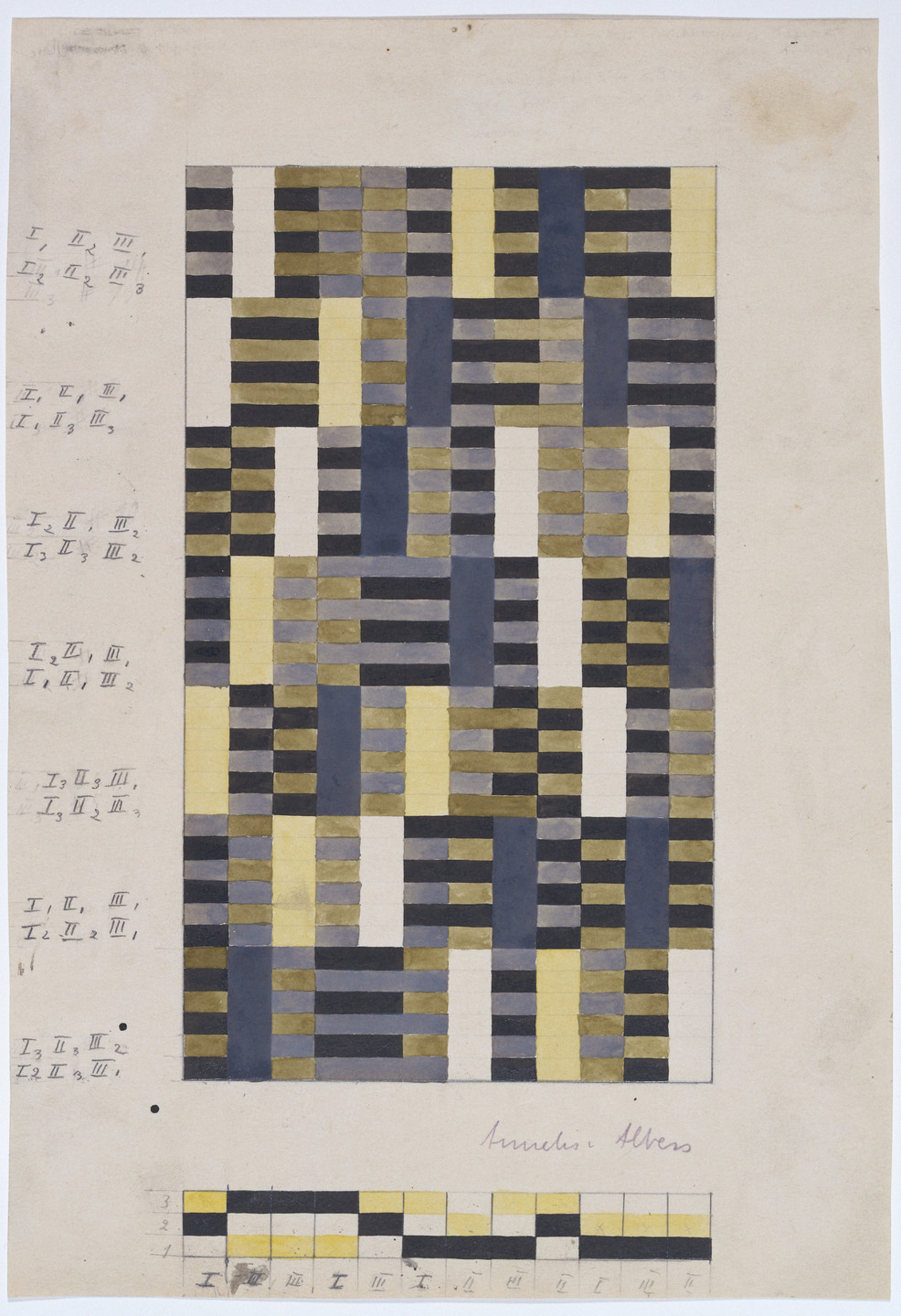 Anni Albers. Design for Wall Hanging. 1926