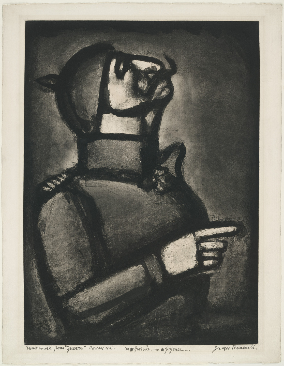 Georges Rouault. Plus le coeur est noble, moins le col est
