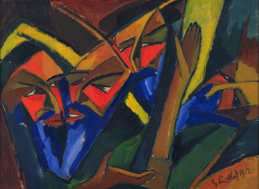 Karl Schmidt-Rottluff. Pharisees. 1912