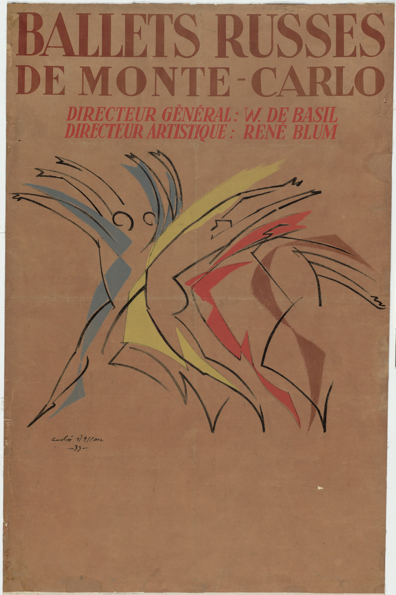 André Masson. Ballet Russes de Monte-Carlo