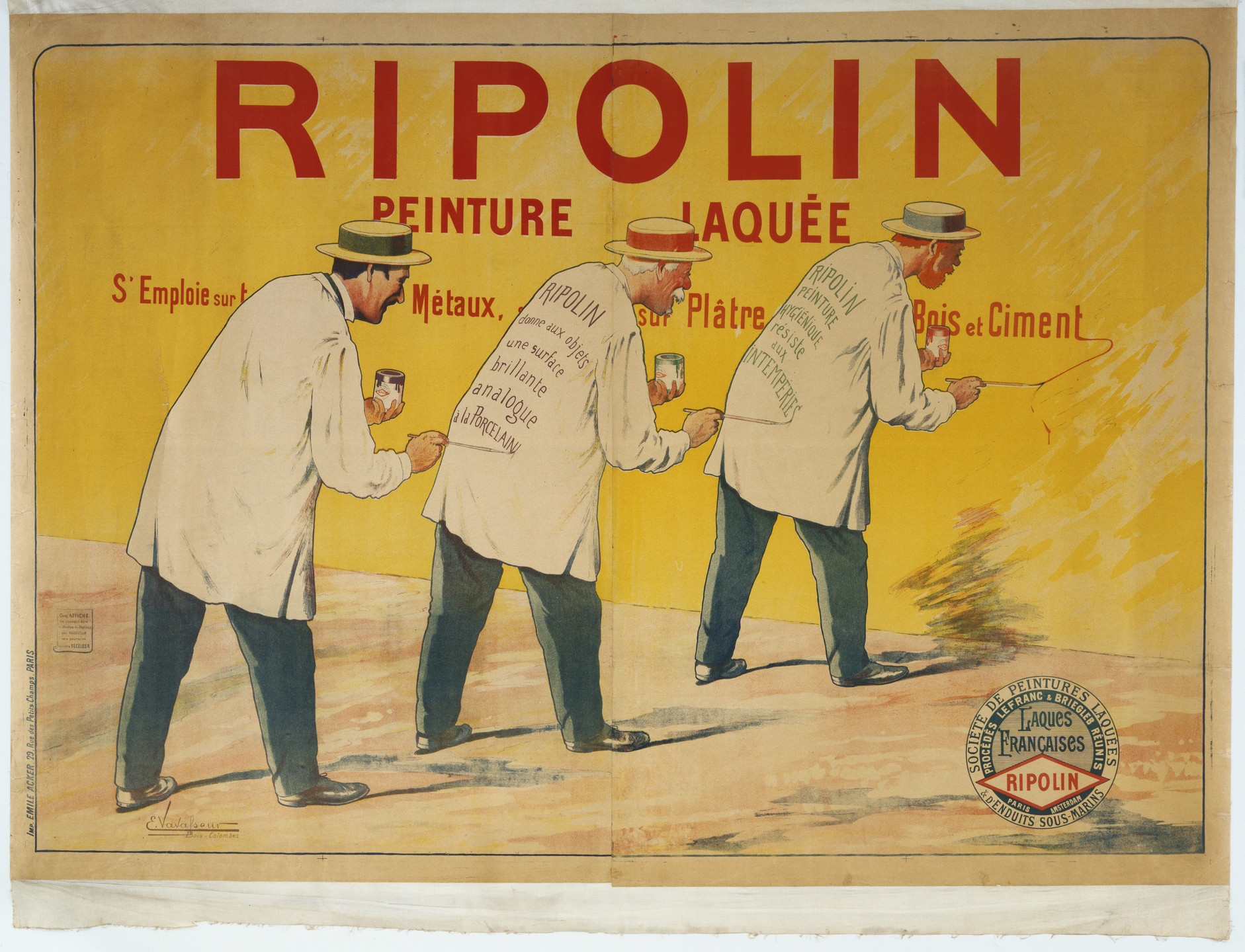 Eugène Charles Paul Vavasseur. Ripolin. 1913