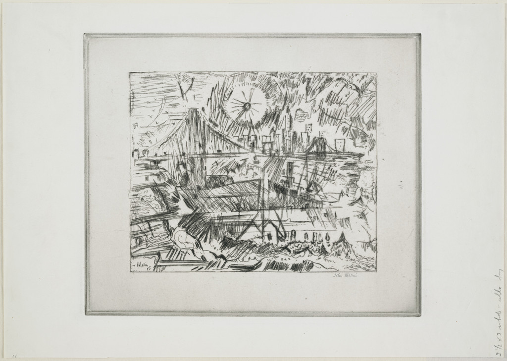 Brooklyn Bridge from Brooklyn (The Sun)