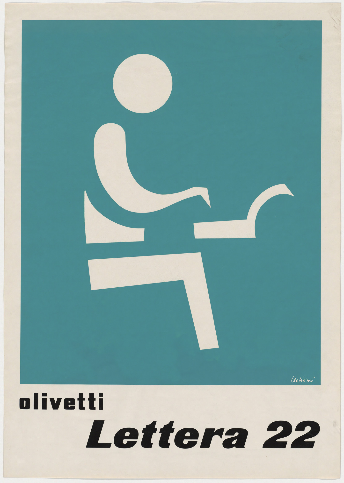 Leo Lionni. Olivetti Lettera 22. c. 1954 | MoMA
