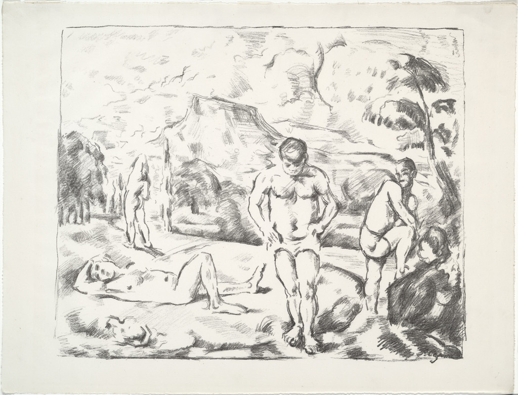The Bathers, large plate (Les baigneurs, grand planche)