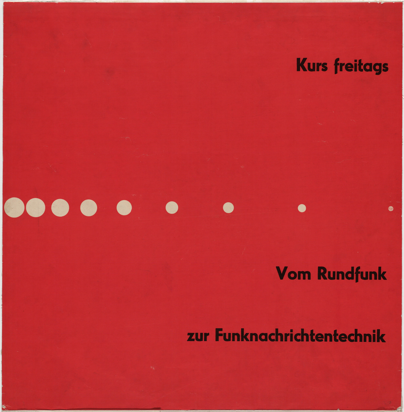 Otl Aicher (also known as Otto Aicher). Vom Rundfunk zur Funknachrichtentechnik. c. 1950
