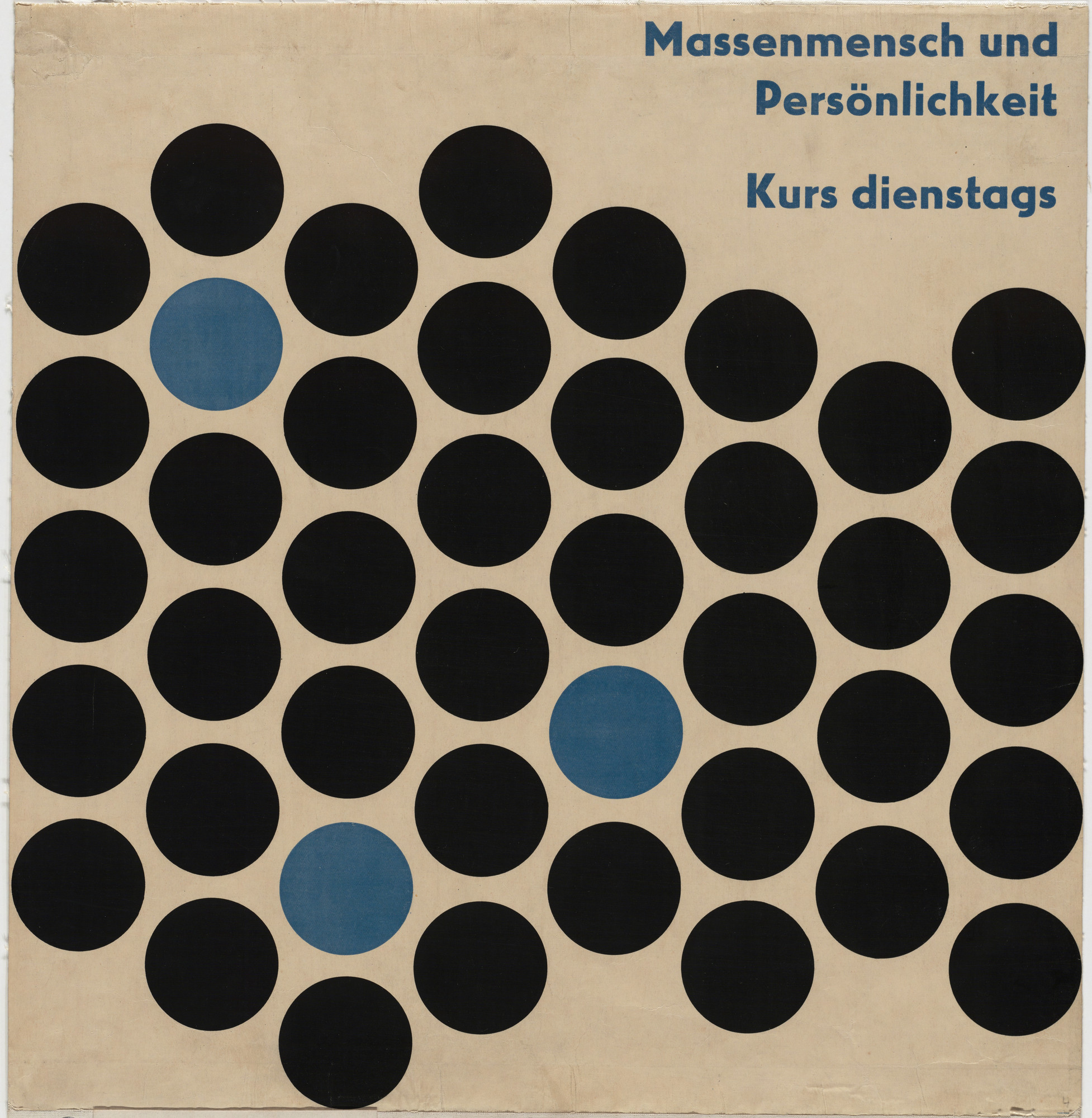 Otl Aicher (also known as Otto Aicher). Massenmensch und Persönlichkeit