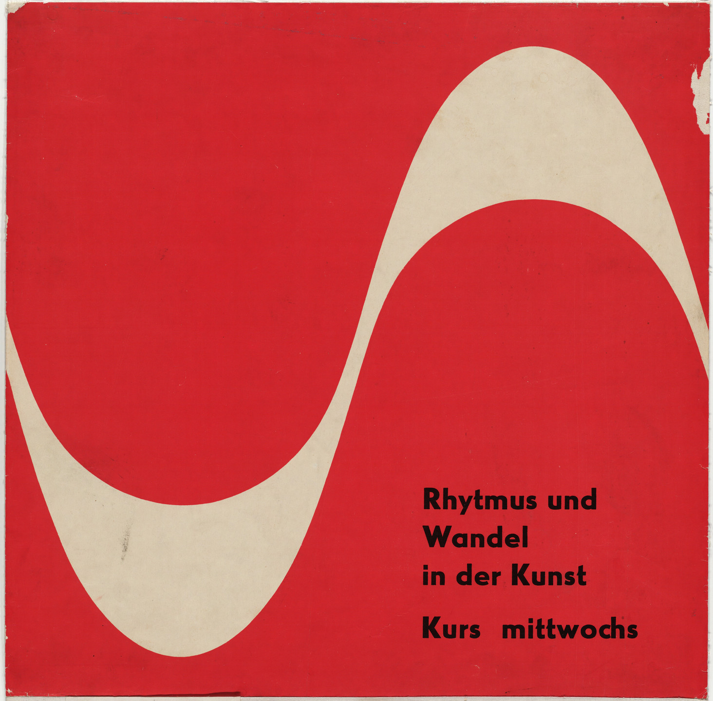 Otl Aicher (also known as Otto Aicher). Rhythmus und Wandel in der Kunst. c. 1950